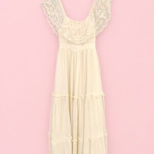 Gunne Sax white dress
